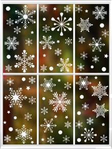 Weihnachts-Schneemann Fensteraufkleber, Weihnachts-Schneeflocken Aufkleber, Weihnachtsparty & Winter Heim-Dekoration