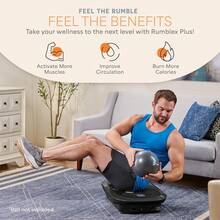 Lifepro Vibration Plate Machines – Full Body Vibration Plate For Workout, Recovery, Lymphatic Drainage & Fat Burn – 4D Motion, Silent Triple Motor Vibration Plate Exercise Machine For Joint Support & Circulation - Black - View 3