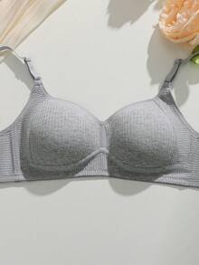 VIOMISHA 1PC/2PCS/3PCS Girls Teenager Non-Wired Push Up Bras Comfortable Bra Sets Suitable For Small Bust Sports Bra