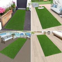 Premium Artificial Grass Turf - Realistic Soft Outdoor Carpet, High-Quality High-Density Grass Mat Suitable For Garden, Wedding, Patio, Pet Training, Playground - Ideal For Backyard, Balcony, Rooftop, Camping Decor, Natural Appearance, Easy Installation, Home Gardening, Durable Material, Wedding Decoration - Green - View 6