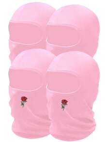 2 pièces/4 pièces Cagoule unisexe, masque de visage pour le cyclisme extérieur, la moto, le ski. Convient pour l'utilisation quotidienne, les voyages, la randonnée, le ski.