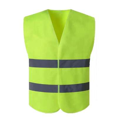 Ordinary Two Stick Deduction Payment,Reflective Vest, Construction Site, Sanitation, Traffic, Yellow Reflective Vest, Multiple Pockets For Duty, Proxy Driving, Safety, Reflective Back