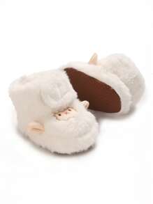 Autumn/Winter Infant Winter Shoes, Toddler Shoes For Boys & Girls, Infant & Toddler Shoes With Plush Lining, Soft Sole Anti-Slip Boots