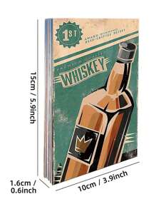 50 张复古海报系列装饰墙卡，美好生活温馨明信片、留言卡、室内卧室墙壁装饰贴纸，适用于学校用品，返校
