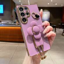 Flower Floral Spinner Phone Case, Electroplated Shockproof Luxury Protective Cover With Dust-Proof Holes Compatible With Samsung Galaxy S24 Ultra/S24 Plus/S24/S23 Ultra/S23 Plus/S23/S22 Ultra/S22 Plus/S22/S21 Ultra/S21 Plus/S21 FE/S23 FE/S20 Ultra/S20 Plus/S20 FE, OPPO A5x/C1 2 3 4 5 6 7 8 9/9 8 7 6 5 4 3 2 1, OPPO A1 2 3 4 5 6 7 8 9 9 8 7 6 5 4 3 2 1 Waterproof Anti-Fall Scratch Resistant