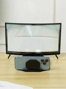 1pc 12/14/16/18 Inch Ultra Clear Mobile Phone Screen Amplifier, New Upgraded 3D Curved Screen Foldable And Extendable, Mobile Phone Desktop Stand, Anti Blue Light Lenses, Eye Protection