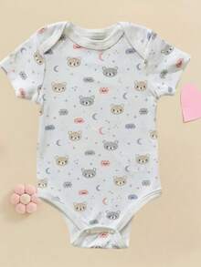 Set de 3 Bodys Para Bebé Niña Con Estampado de Oso - Multicolor - Ver 2
