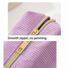 Cord Federmäppchen, weich und flauschig, elegante Aufbewahrung. Kann auch als tragbare Organizer-Tasche verwendet werden, für Schulmaterial, Schulanfang