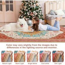 2x3 Bright Pink Area Rug For Entryway, Small Washable Rugs With Non-Slip Backing For Girls Bedroom, Cute Vintage Throw Carpet Kitchen Laundry Front Door Decor