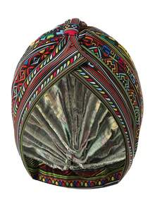 1 件花卉交叉弹性头带，波西米亚风格时尚发饰 - 彩色 - 查看 12