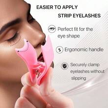 Eyelash Applicator Tool 35mm Width Lash Applicator Clip 1PCS Eyelash Tweezers For False Lashes Pink -It Is Important For Beauties - Pink - View 4