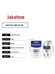 Multi-Purpose Crack Filler, Daily Sealing Waterproof Invisible Glue, For Construction Site, Home Use, Leak Repair