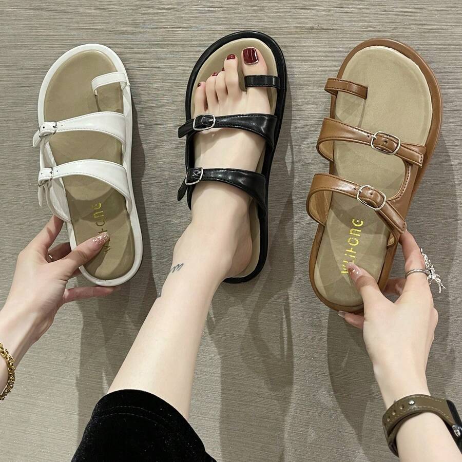 Women Sport Sandals - 棕色 - 查看 1