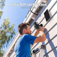 Solar-Powered IP65 Waterproof Security Camera, 2K High-Definition Outdoor/Indoor Wireless Camera, With Artificial Intelligence Motion Detection, Two-Way Audio, 5200 Mah Battery And Solar Panel, Suitable For Home, Pet, Babysit Camera, Garage, Yard, Solar Security Camera