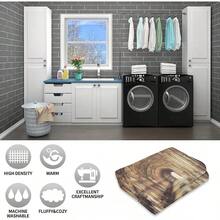 Realistic Sandwich Blanket, Cozy Flannel Breakfast Food Blankets, All Season Soft Throw For Travel Home Decor, Lightweight Sofa Bed Throws, Gifts For Women Boys Girls Kids, 50"*60" - Nhiều màu - Xem 6