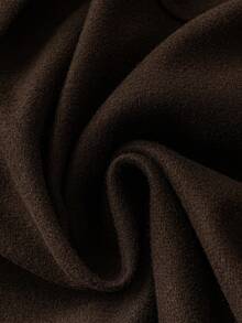 Płaszcz damski, kołnierz z karbem, zapięcie na guziki z przodu, strój codzienny i na randkę - Brązowy - Zobacz 5