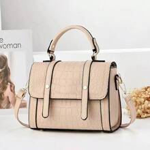 Women Shoulder Bags - 卡其色 - 查看 4