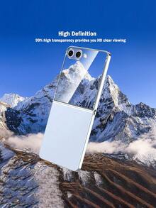 2pcs Tempered Glass Screen Protector Compatible With Samsung Galaxy Z Flip 7, Ultra, Shatterproof, Scratch-Resistant, Bubble-Free, Fit For Galaxy Z Flip 7 Screen Protector - Clear - View 7