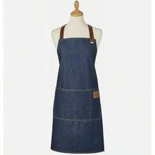 Cooksmart Adult Denim Apron - 100% Cotton, Adjustable, For Cooking And Crafting - Default - View 1