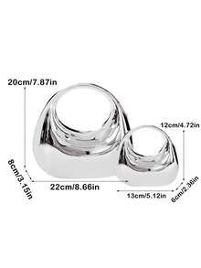 MIYIN Bolso de mano con forma de luna creciente de acrílico con espejo, bolso de mensajero con cadena versátil y de moda para teléfono móvil, auriculares, regalo de San Valentín, regalo de cumpleaños, aniversario, bolso elegante para mujeres para fiestas, bodas, bailes de graduación, cenas/banquetes - Plateado - Ver 8