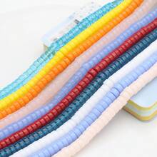 1個 3*6mm 玻璃直切隔珠 彩色隔珠 DIY珠寶配件 手鍊項鍊手機鍊鑰匙圈包包串珠吊飾 衣飾髮飾 手作手工材料 - 3*6mm直切隔珠 - 查看 13