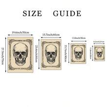 1 件复古万圣节壁画蝙蝠骨架印刷帆布画恐怖季节海报古董黑暗恐怖万圣节装饰适用于卧室、客厅或宿舍房间装饰无框