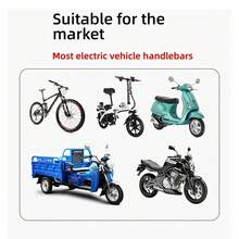 Un set di manubri per bicicletta ergonomici - antiscivolo, assorbenti del sudore, traspiranti e confortevoli, in grado di migliorare il controllo e ridurre l'affaticamento delle mani - nero, accessorio universale per bicicletta adatto a tutte le stagioni, design della presa alla moda, superficie di presa testurizzata