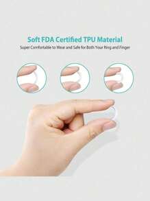 8/16/24片装透明戒指尺寸调节器，隐形戒指尺寸调节器，女士松紧戒指尺寸缩小器，DIY缝纫珠宝工具套装 - 适用于结婚戒指和珠宝，佩戴舒适，缩小戒指尺寸保护器，适合所有戒指尺寸，戒指固定器，戒指调节器，隐形透明收缩垫，适合所有人