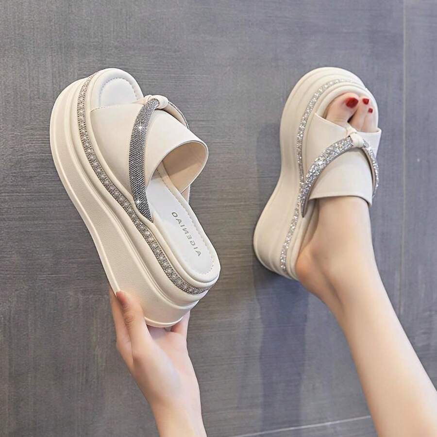 Women Wedges & Flatform - Beige [Edición Boutique Mejorada] - Ver 1