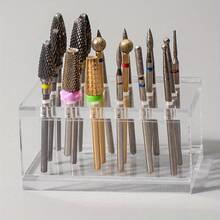 Acrylic Nail Drill Bit Storage Box, Nail Drill Bit Holder, Display Stand, Nail Drill Bit Storage Box, Nail Drill Bit, Nail Organizer Rack - Multicolor - View 4