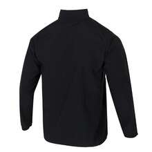 Nike 男士夹克 AS M NK DF FORM HD JKT GFX，休闲日常穿着，户外运动，旅行，舒适外套，HV0395-010 - 黑與白 - 查看 2