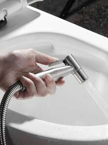 Set de 3 pulverizatoare de bideu portabile, pulverizator de bideu pentru toaletă montat pe perete cu debit de apă reglabil, furtun flexibil de 79 inci și suport, pentru curățarea băii, igiena personală și spălarea toaletei, sporește confortul curățării băii, instrument de curățare multifuncțional, accesoriu esențial pentru baie