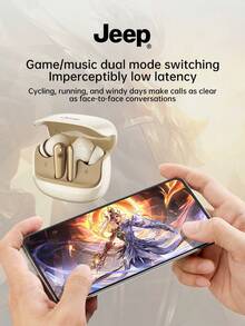 Jeep EW136 TWS Wireless Earphones Bass Waterproof Sports Music Headset High Definition Call Headphones With Mic - one-size - View 4