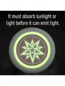 1pc Glow-In-The-Dark Soft , Fluorescent , Suitable For Outdoor Sports, Social Activities, Team Building, Relaxation And Entertainment. A Wonderful Gift For Christmas, New Year, Easter, Back To School, Birthday, Graduation