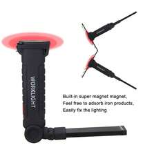 Rechargeable 360 Degree Rotating LED Work Light, Magnetic Handheld LED Work Light, Suitable For Automotive Maintenance