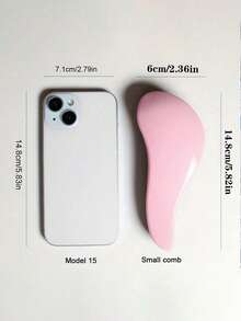 1pc Soft Solid Color Hair Brush, Scalp Massager Hair Styler Tool Suitable For All Hair Types, Gift For Men & Women, Mother's Day Gift, Back To School, Travel Holiday Essentials, Hair Accessories For Women, Brushes, Edge Brush, Detangling Brush, Ball Brush, Mini Hair Brush Set, Wooden Comb, Hair Brush, Hair Brush Set, Comb Hair, Comb For Curls, Detangling Brush, Hair Brush For Women, Hair, Hair Products, Hair Tools, Hair Stuff, Barber, Barber Accessories, Barbershop, Hairdressing Equipment - Multicolor - View 3