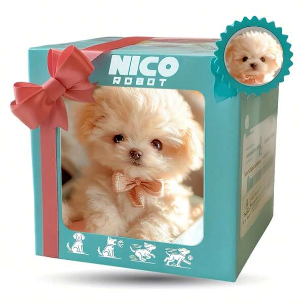 The Latest Electric Plush Dog Toy, Simulated Puppy Interaction, Intelligent Walking And Barking, Wagging Tail, Soft And Skin-Friendly Material, Baby Early Education And Entertainment, Creative And Fun Design