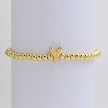 1pc Classic A-Z Initial Letter Bracelet Women 18K Gold Plated Copper Bead Bracelet For Women Jewelry Gift - Letter Bracelet - View 29