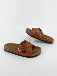 Men's Casual Slip-On Sandals, Black Slippers And White Sandals, Unisex Flip Flops, Women's Slippers And Sandals, Suitable For Beach, Outdoor And Office Wear