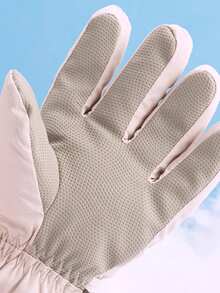 1 Pair Kids Winter Gloves, Waterproof, Windproof, Warm, Suitable For Snow Play, Skiing, Cycling, Outdoor Activities For 8-12 Years Old Boys And Girls - FIVE STRIP SPORTS GLOVES - View 6