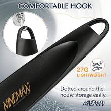 NINEMAX Calzador de Zapatos Plástico 19cm, Calzador de Botas para Mujer Hombres Mayor, Calzadores de Pequeño para Viajes - Negro/2 piezas - Ver 8