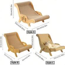 Stâlp de zgâriat pentru pisici din sisal durabil - Canapea casual robustă, rezistentă la zgârieturi, cu structură solidă și jucărie de zgâriat de înaltă calitate pentru pisici mari