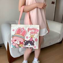 Women Shoulder Bags - 慶生貓兔(有拉鍊無內袋) - 查看 5