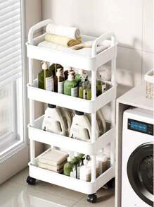 Living Room Kitchen Bedroom Bathroom Storage Rack Toilet Storage Rack Living Room Bedroom Snack Cosmetics Toy Storage Kitchen Storage Two Materials Optional Strong And Durable Bright Colors High Appearance