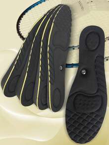 1 双男女通用隐形增高鞋垫，EVA 透气半长鞋垫，适用于运动鞋、休闲鞋、运动鞋、篮球鞋、靴子 - 黑色 - 查看 10