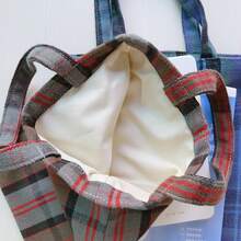 Women Shoulder Bags - 紅灰格 - 查看 5