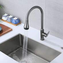 HIDEEP Kitchen Hot And Cold Faucet, Gray Sink Faucet, Suitable For Home Environment - Multicolor - View 8