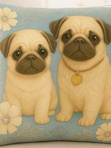 Decorative Oxford Cushion Cover Embroidered Rustic Boho Living Room Bedroom 45x45 Animals Living Room Bedroom Style - ĐỒ CHƠI - Xem 2