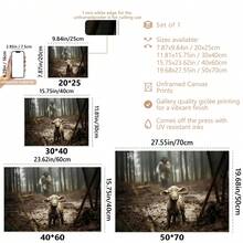 1 幅基督将拯救羔羊墙面艺术帆布印刷品,经典墙面艺术,适合客厅、卧室、厨房装饰,可选画框 - 彩色 - 查看 5