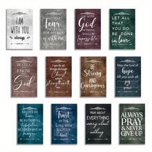 12pcs Christian Gift Set, Includes Mini Notebooks With Bible Verses, Inspirational Notebooks, Portable Pocket Notebooks, Suitable For Travel, Practical And Elegant. - 12pcs - View 2